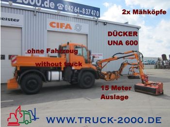 UNIMOG Dücker UNA600 Böschungsmäher 2 Mähköpfe-15 Meter - Коммунальная/ Специальная техника