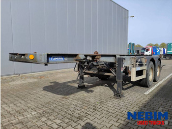 Flandria OP CC 20 V 1x20" - Steel / Spring suspension  - Полуприцеп-контейнеровоз/ Сменный кузов: фото 1