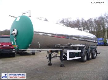 Полуприцеп-цистерна для транспортировки химикатов Maisonneuve Chemical tank inox 30 m3 / 1 comp: фото 1