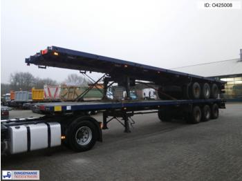 Traylona 3-axle platform trailer 59000KG / Extendable 21.5M - Полуприцеп бортовой/ Платформа