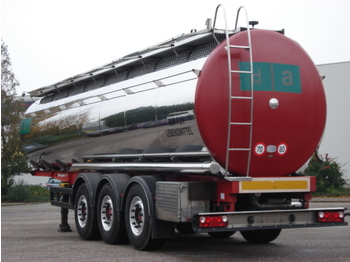 Berger Food - milk tank, 32.000 l., 4 comp., Light weight: 5.660 kg. - Полуприцеп-цистерна
