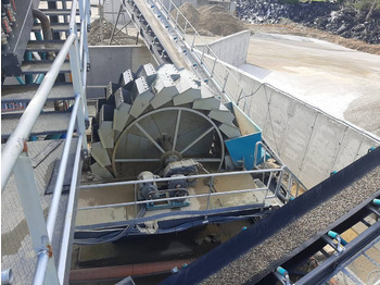 Constmach Schaufelrad-Sandwaschmaschine mit einer Kapazität von 80–120 Tonnen - Грохот