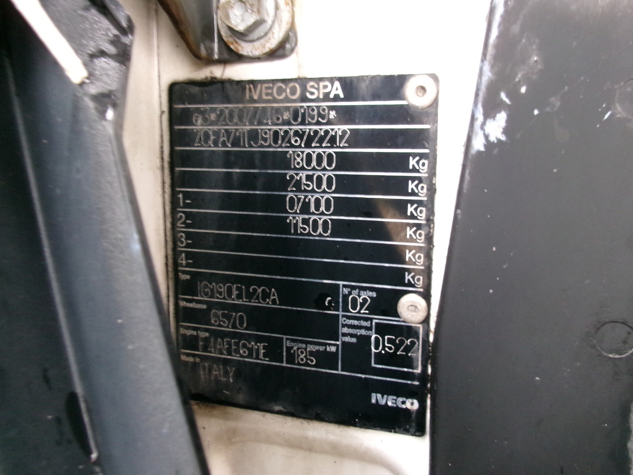 Грузовик с закрытым кузовом Iveco Eurocargo 180E25S RHD 4x2 Euro 6 Closed box: фото 18