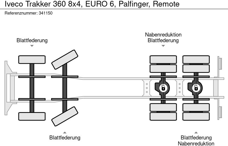 Iveco Trakker 360 8x4, EURO 6, Palfinger, Remote в лизинг Iveco Trakker 360 8x4, EURO 6, Palfinger, Remote: фото 14