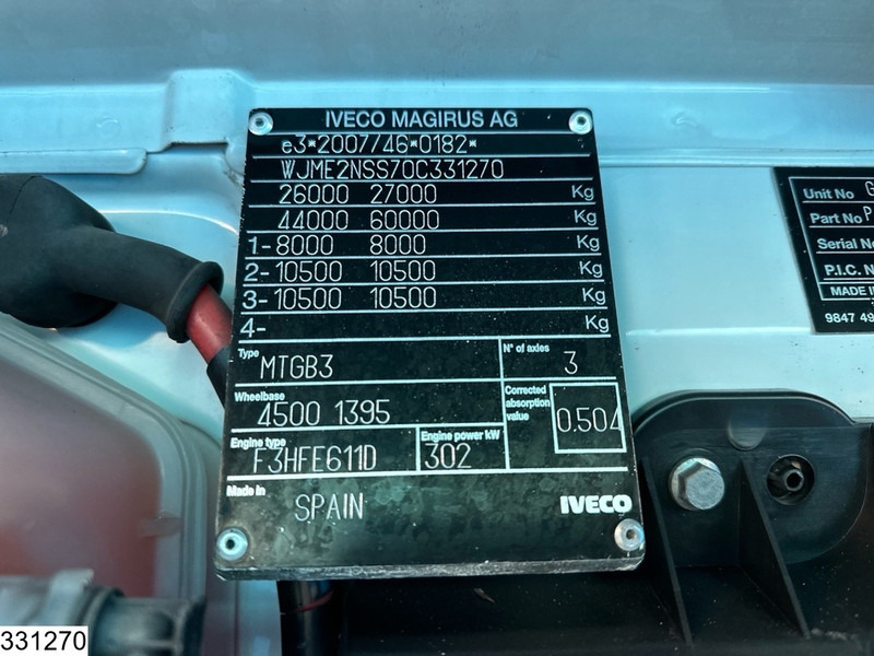Грузовик бортовой/ Платформа, Автоманипулятор Iveco Trakker 410 6x4, EURO 6, Fassi, Remote: фото 8