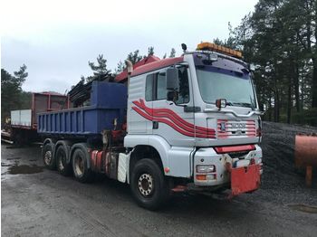Самосвал MAN TGA 26.460 8x4 with HMF crane 19 ton: фото 1