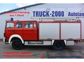 Грузовик с закрытым кузовом Magirus Deutz 120 - 23 AW LF16 4x4 V8 nur 10.298 km -Feuerwehr: фото 1