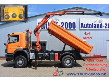 Самосвал Mercedes-Benz Atego 1823 4x4 Atlas Kran+FB+Winterdienst 1.Hand