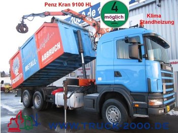 Самосвал Scania 124G 420 Schrott+Altmetall+Recyling 34m³ Kran: фото 1