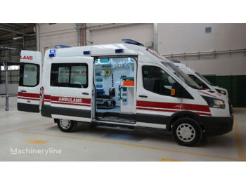 Новый Машина скорой помощи FORD Transit 410L 2023 TYPE B EMERGENCY AMBULANCE MANUAL TRANSMISSION: фото 1