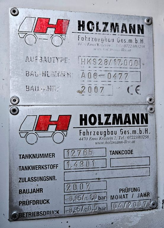 Ассенизатор MAN 33.440 6x4 HOLZMANN Kanalspül Kombi Recycling: фото 14