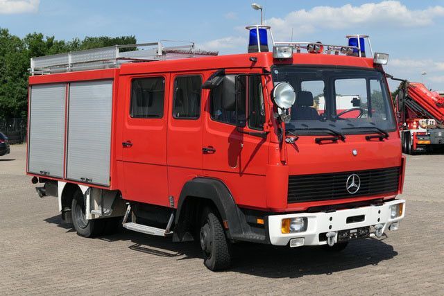 Пожарная машина, Грузопассажирский фургон Mercedes-Benz 814 F/Feuerwehr/Pumpe/9 Sitze: фото 3