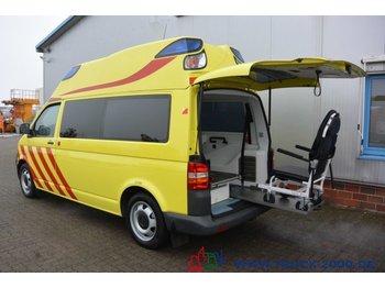 Машина скорой помощи Volkswagen T5 2.5 TDI Ambulance Mobile RTW Scheckheft 1.Hd: фото 1