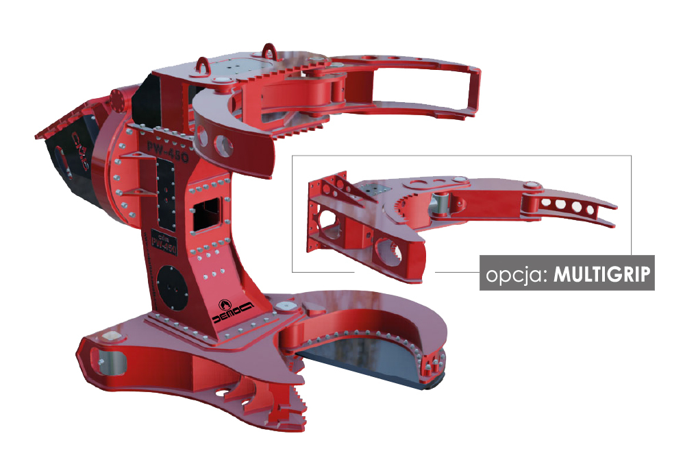 Новый Грейфер для Строительной техники DEMOQ DPW550  Wood shear 2650 kg: фото 2