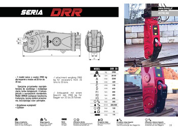Новый Гидроножницы для Строительной техники DEMOQ DRR20 Rail Cutter 2900 kg: фото 2