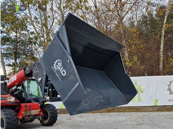 Новый Ковш для погрузчика для Сельскохозяйственной техники SID Kippmulde Transportcontainer Heckcontainer / Transport heavy cargo box 1,8 m: фото 2