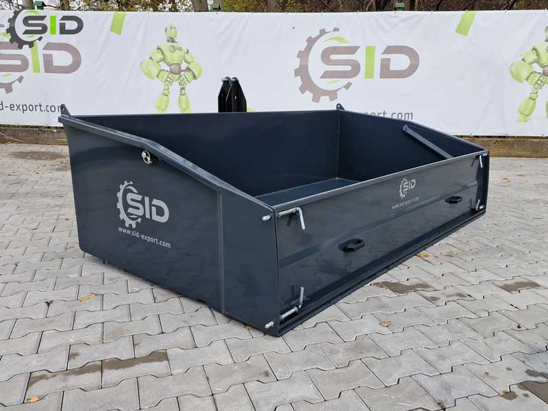 Новый Ковш для погрузчика для Сельскохозяйственной техники SID Kippmulde Transportcontainer Heckcontainer / Transport heavy cargo box 1,8 m: фото 6