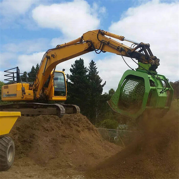 Ковш для Экскаваторов XCMG official excavator crushing bucket rotory sieve bucket for excavator: фото 10