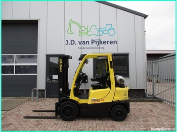 4-колесный вилочный погрузчик HYSTER H2.5FT LPG triplex 4.9m freelift + 3x hydrauliek!