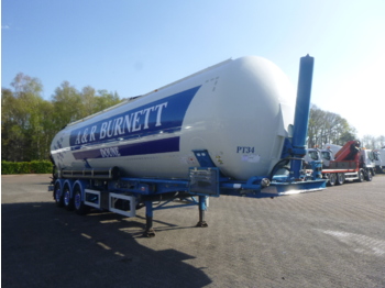Полуприцеп-цистерна для транспортировки муки Feldbinder Powder tank alu 60 m3 / Compressor diesel engine.: фото 2