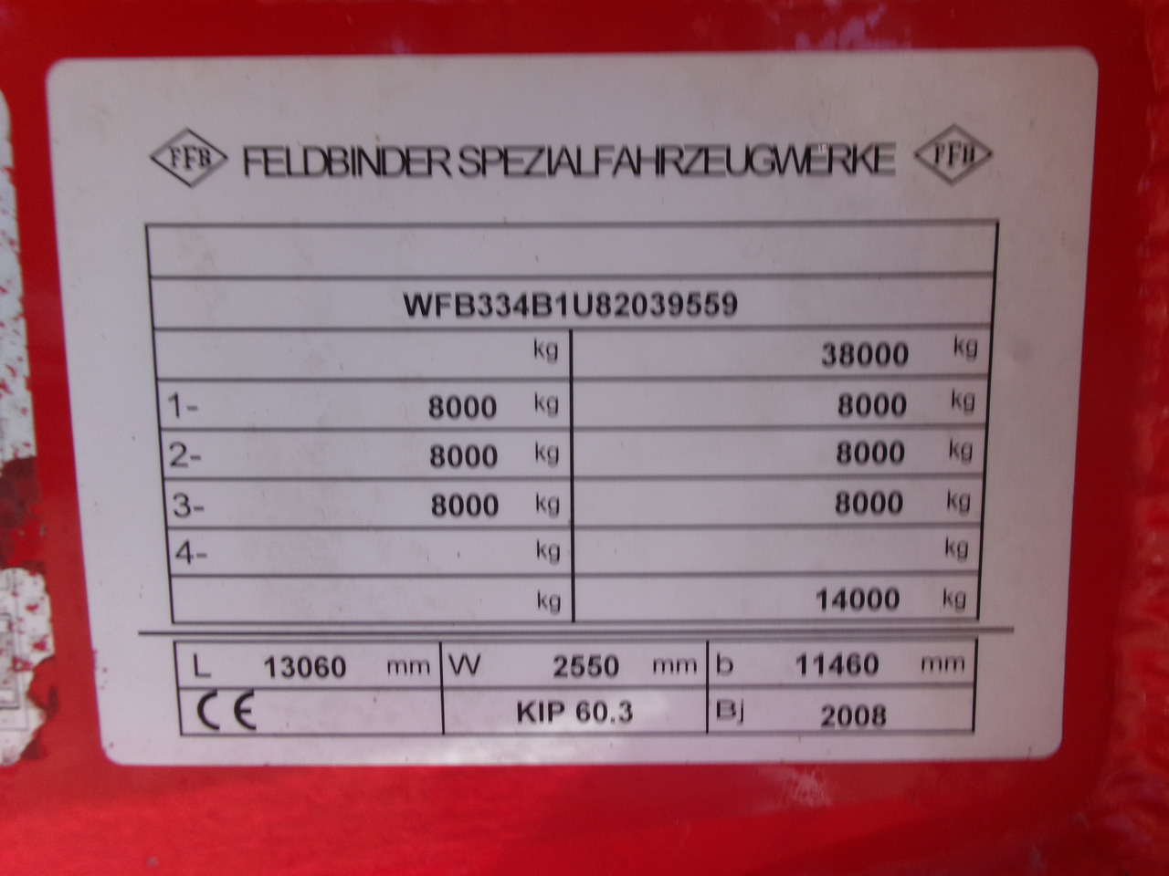 Полуприцеп-цистерна для транспортировки муки Feldbinder Powder tank alu (tipping) 60 m3: фото 20