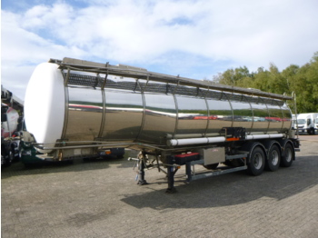 Полуприцеп-цистерна для транспортировки химикатов Hobur Chemical tank inox 32.6 m3 / 1 comp: фото 1