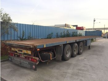 Полуприцеп-контейнеровоз/ Сменный кузов для транспортировки контейнеров KASSBOHRER CONTAINER 40 ft 2x 20 ft: фото 1