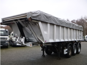 Самосвальный полуприцеп Lecinena Tipper trailer alu 25 m3 + tarpaulin: фото 1