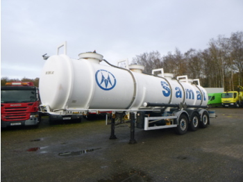 Полуприцеп-цистерна для транспортировки химикатов Magyar Chemical ACID inox tank 26.5 m3 / 1comp // DAMAGED COATING!!!: фото 1