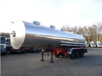 Полуприцеп-цистерна для транспортировки пищевых продуктов Magyar Food tank inox 29.4 m3 / 4 comp: фото 1