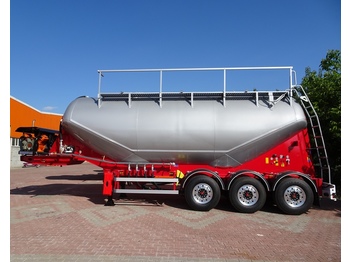 Новый Полуприцеп цистерна для сыпучих грузов для транспортировки силоса NURSAN Aluminium W Type Silo: фото 5