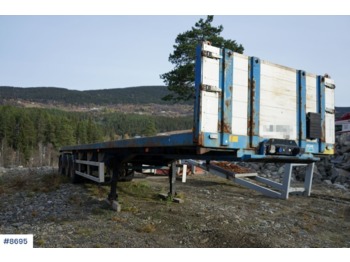 Полуприцеп бортовой/ Платформа Narko 3 axle trailer. Good with stake holes.: фото 1