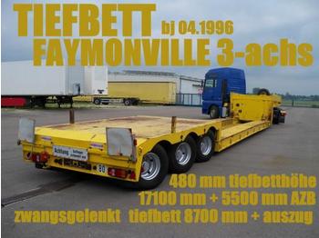 Faymonville FAYMONVILLE TIEFBETTSATTEL 8700 mm + 5500 zwangs - Низкорамный полуприцеп