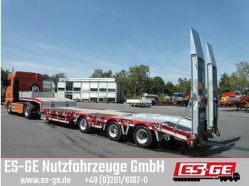 Низкорамный полуприцеп Humbaur 3-Achs-Satteltieflader mit Radmulden
