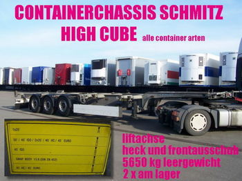 Schmitz SCF 24 G / HIGH CUBE 20/30/40/45 2x vorhanden - Полуприцеп-контейнеровоз/ Сменный кузов