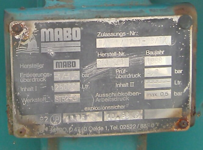 Полуприцеп-цистерна, Ассенизатор SAnh - MABO 3-A-Saugauflieger 25000ltr, BPW: фото 5