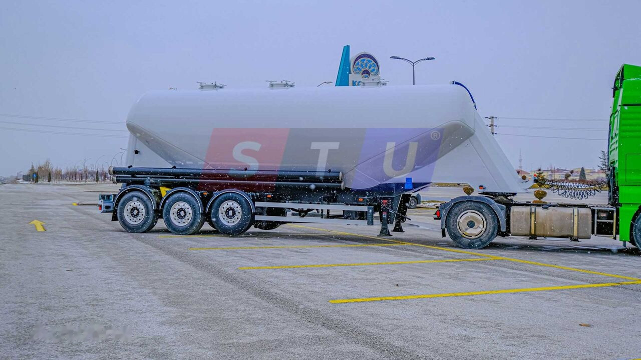 Новый Полуприцеп цистерна для сыпучих грузов STU Aluminium Silo Trailer: фото 9