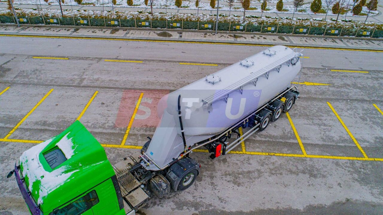 Новый Полуприцеп цистерна для сыпучих грузов STU Aluminium Silo Trailer: фото 4