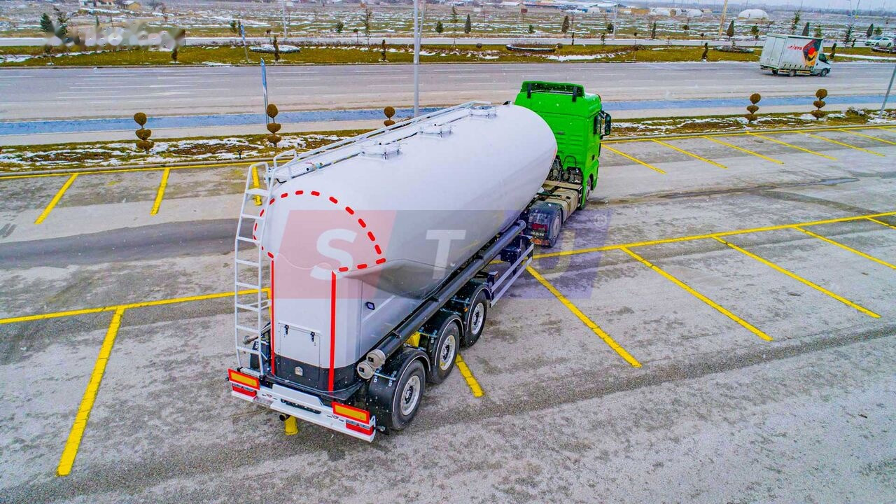Новый Полуприцеп цистерна для сыпучих грузов STU Aluminium Silo Trailer: фото 2