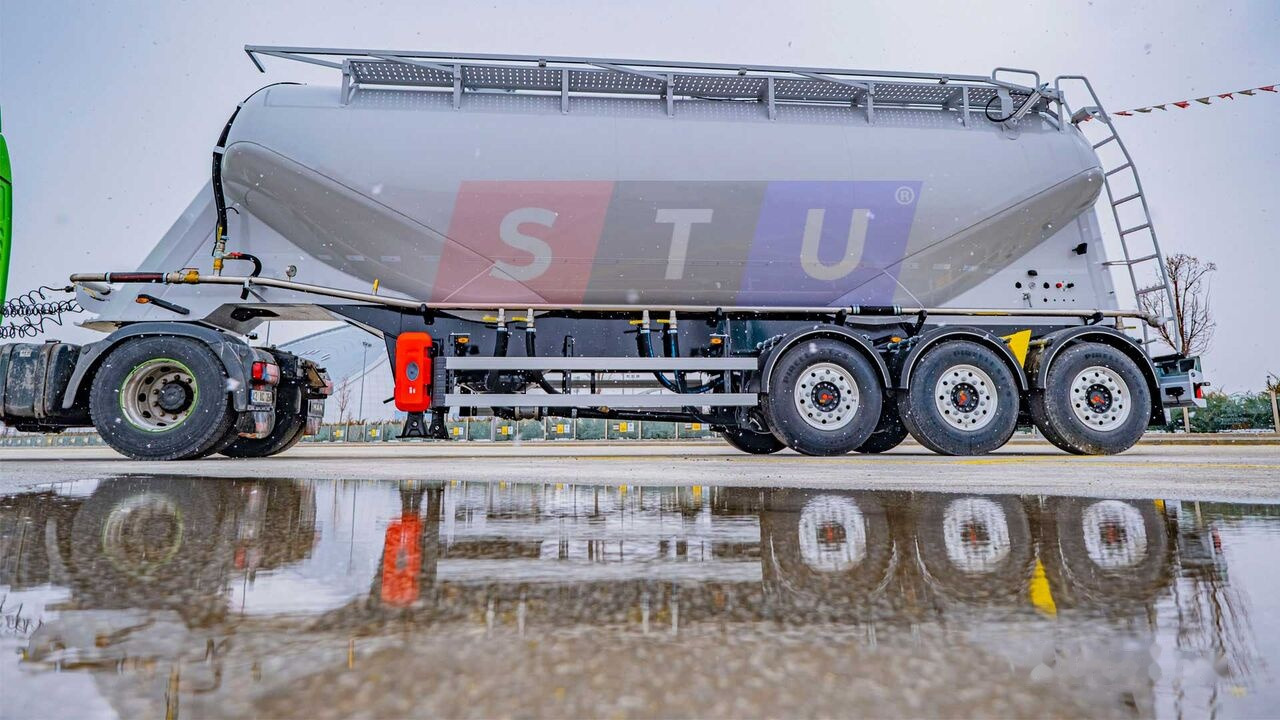 Новый Полуприцеп цистерна для сыпучих грузов STU Aluminium Silo Trailer: фото 6