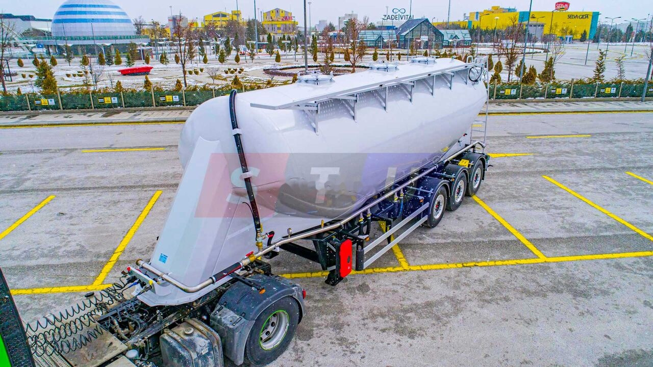 Новый Полуприцеп цистерна для сыпучих грузов STU Aluminium Silo Trailer: фото 3
