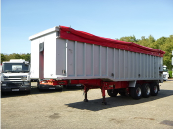Wilcox Tipper trailer alu 54 m3 + tarpaulin - Самосвальный полуприцеп