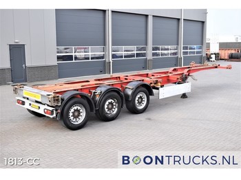 Полуприцеп-контейнеровоз/ Сменный кузов Schmitz Cargobull SCF 24 G LX | 2x20-30-40ft HC * DISC BRAKES * LIFT AXLE: фото 1