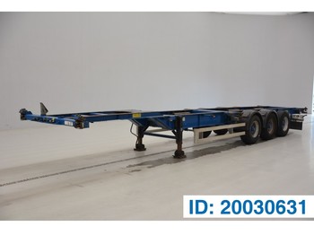 Полуприцеп-контейнеровоз/ Сменный кузов TURBO'S HOET 2 x 20-40 ft skelet: фото 1