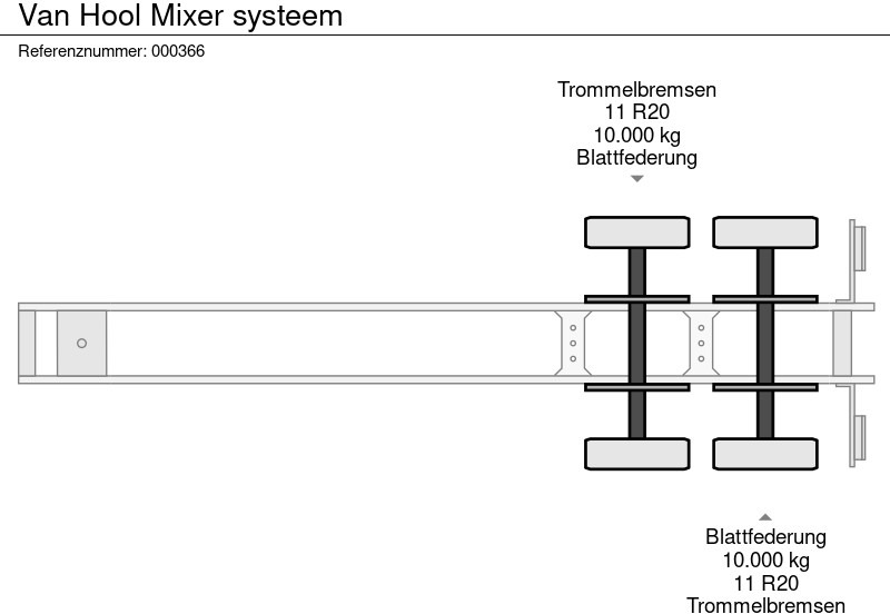 Полуприцеп-цистерна Van Hool Mixer systeem: фото 10