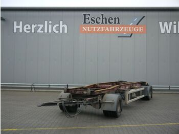 Прицеп мультилифт/ Бункеровоз Hüffermann HSA 18.70 Schlitten Container Zwillingsbereifung: фото 1