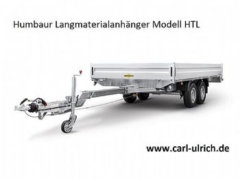 Новый Прицеп бортовой/ Платформа Humbaur - Langmaterialanhänger HTL304118 mit Rohrzugdeichsel: фото 1
