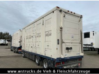 Прицеп для перевозки животных Menke 3 Stock Ausahrbares Dach Vollalu  7,35m: фото 1