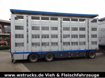 Прицеп для перевозки животных Menke 4 Stock Ausahrbares Dach  Vollalu Typ 2: фото 1