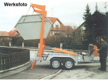 Unsinn Teleskope Container Anhänger mit Container - Прицеп